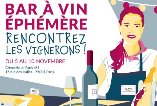 Bar à Vin éphémère : rencontrez les vignerons de Blaye Côtes de Bordeaux