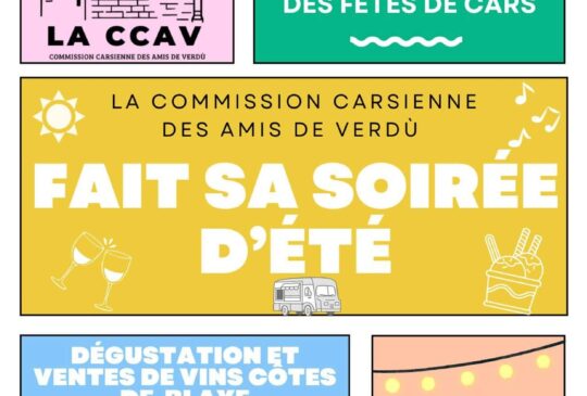 Soirée d’été de la CCAV