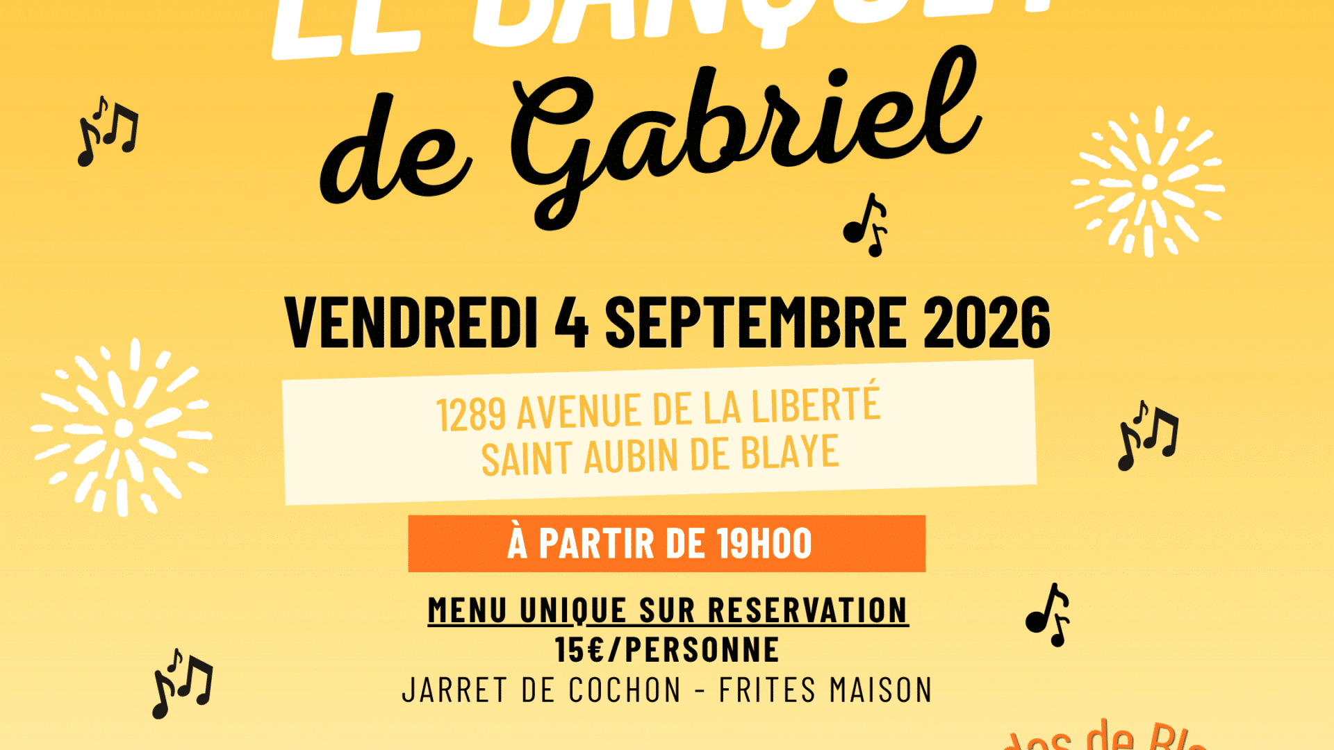 Le Banquet de Gabriel